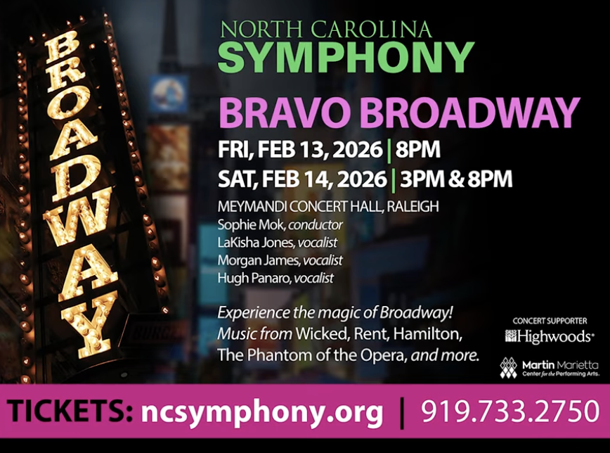 North Carolina Symphony – Bravo Broadway