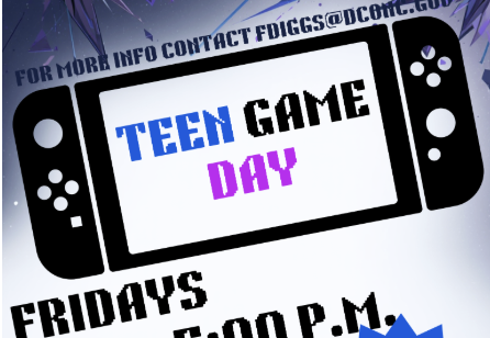 Teen Game Day!