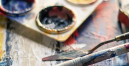 Brushes, Beverages & Blooms