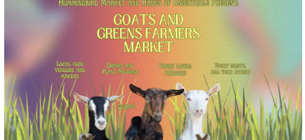Goats and Greens Farmers Market with Haven Farm