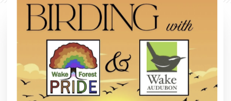 Birding with Wake Forest Pride & Wake Audubon