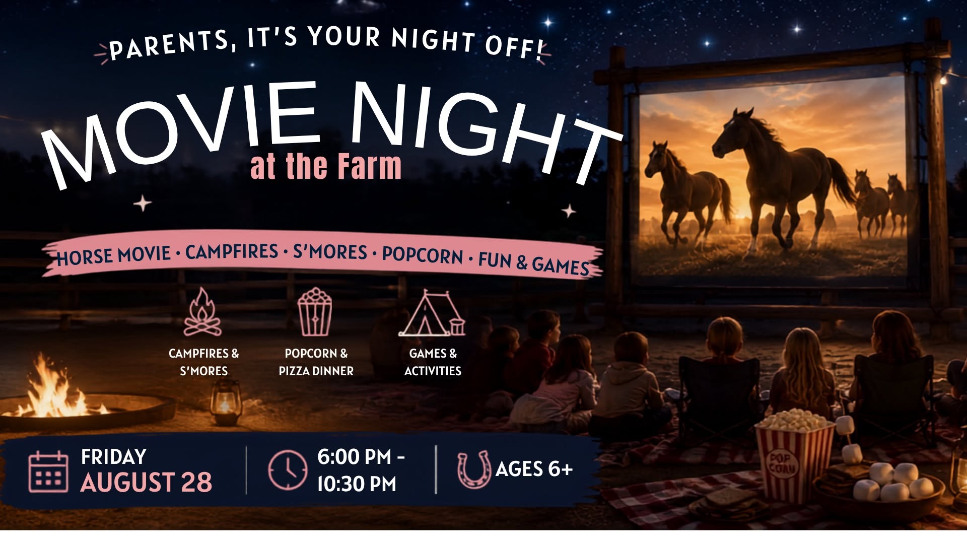 Movie Night at the Farm