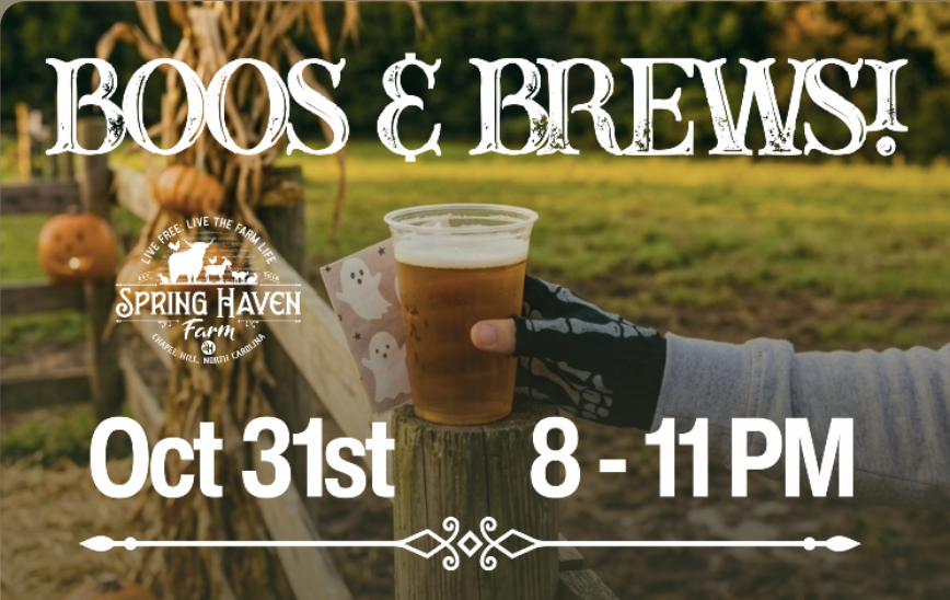 🍂 Boos & Brews at Spring Haven Farm (21+)