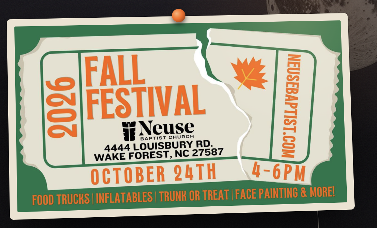 🍂 Neuse Baptist Church Fall Festival